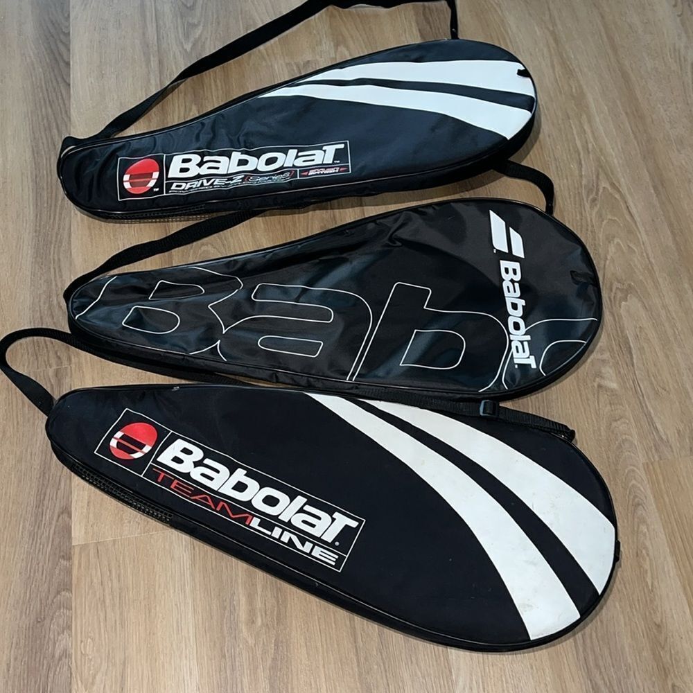 Lot of 3 Babolat Teamline Drive Z Series Tennis shoulder strap Racquet carry bag